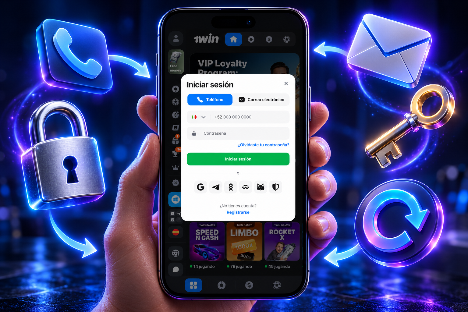 Verificar la cuenta de 1win
