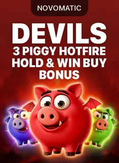 Devils 3 Piggy Hotfire Hold & Win Buy Bonus